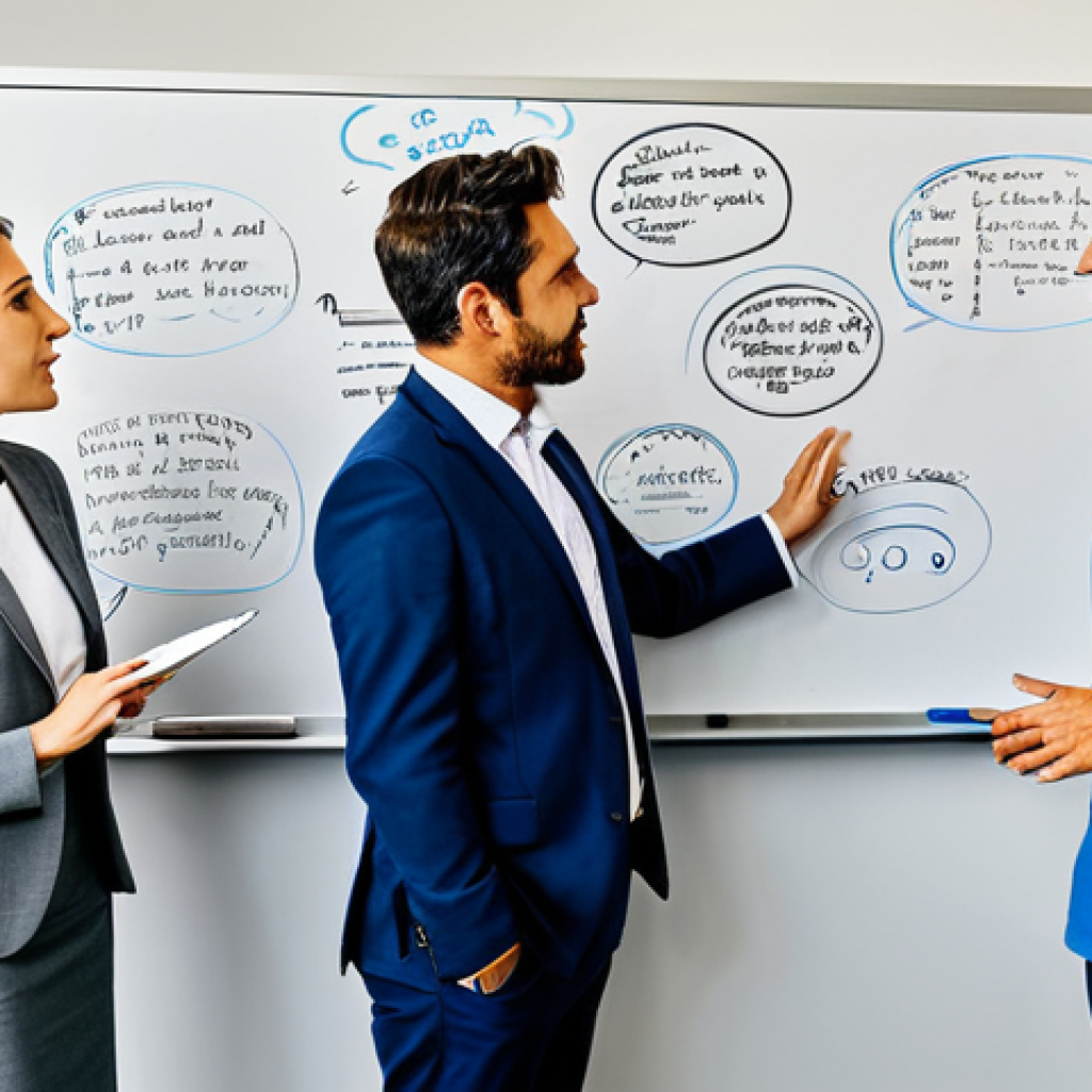 스토리텔러 자격증과 관련된 산업 변화 - Storytelling in Business**

"A professional marketing team brainstorming ideas around a whiteboard f...