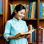 스토리텔러 실기 시험의 핵심 주제 - The Storyteller's Preparation**

A young, enthusiastic Vietnamese woman, fully clothed in ao dai, ca...