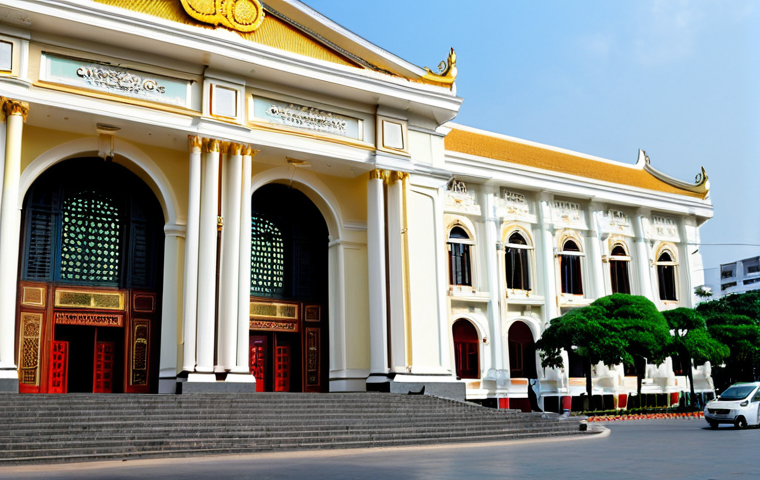 스토리텔러 실기 시험의 평가 항목 - Businesswoman in Ho Chi Minh City**
"A professional businesswoman in a modest áo dài, standing conf...
