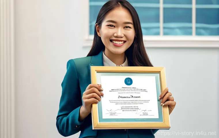 스토리텔러 자격증의 취득 과정에서 주의해야 할 점과 사례 분석 - **Prompt 1: The Certified Storyteller's Triumph**
A vibrant, realistic photograph capturing a yo...