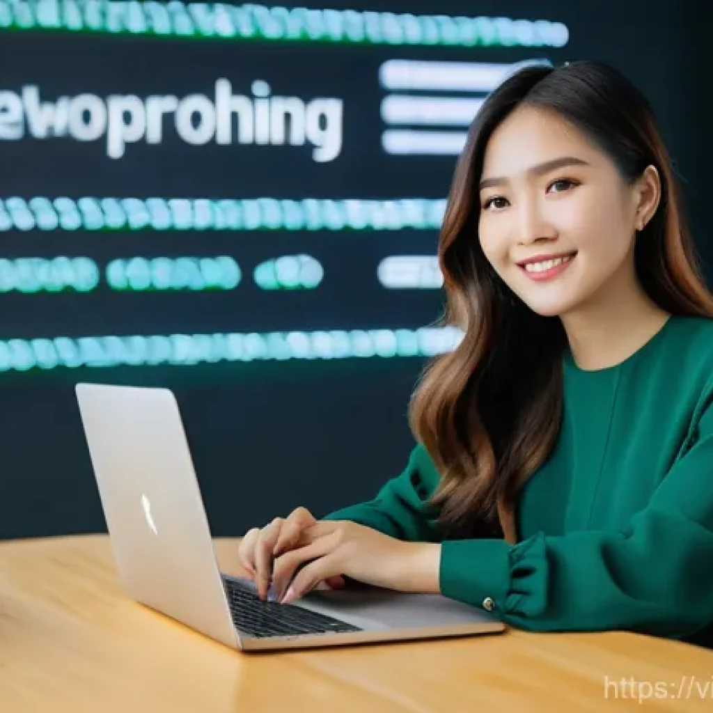 스토리텔러가 배우는 필수 협상 기술 - **A confident Vietnamese female content creator presenting her work in a modern co-working space.** ...