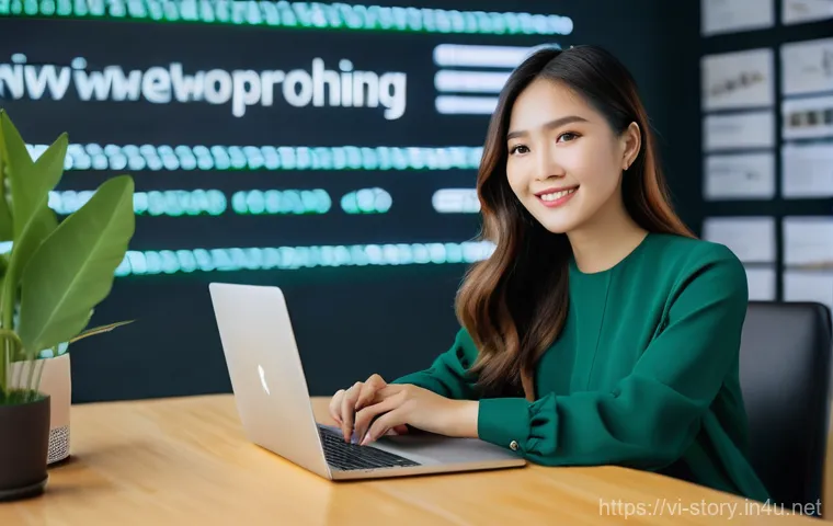 스토리텔러가 배우는 필수 협상 기술 - **A confident Vietnamese female content creator presenting her work in a modern co-working space.** ...