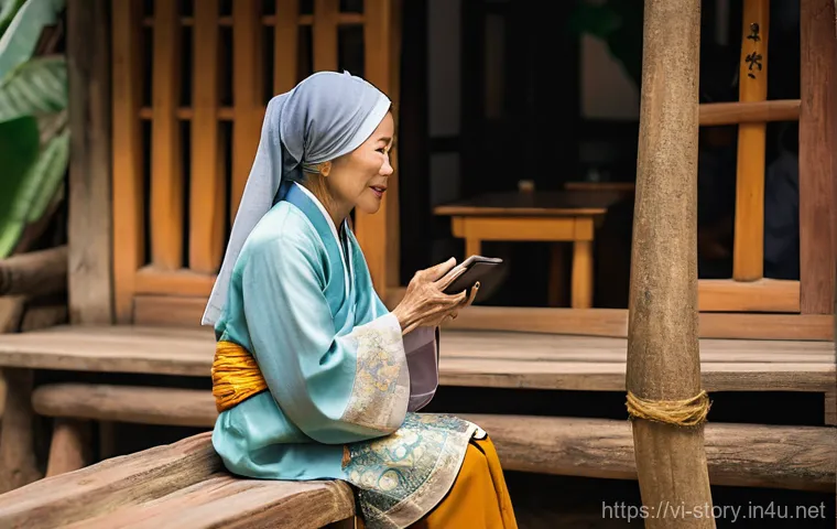 스토리텔러 직업 변화와 적응 방법 - **Prompt: The Evolution of Vietnamese Storytelling**
"A visually striking split image representi...